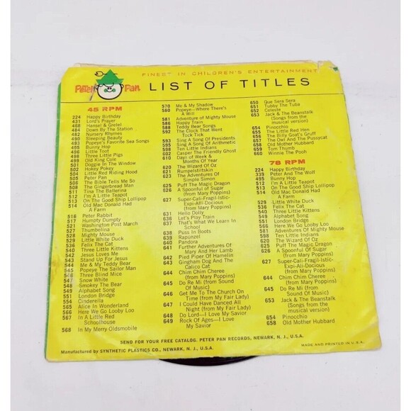 Vintage 1966 Santa Claus Is Coming To Town Jolly Saint Nicholas Caroleers Record - Picture 2 of 11